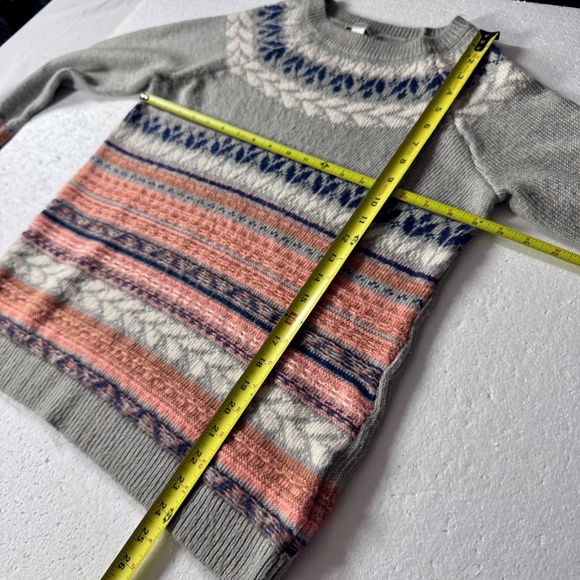 Chic Winter Layers: Coldwater Creek Nordic Inspired Fair Isle Sweater - Small - Picture 12 of 12